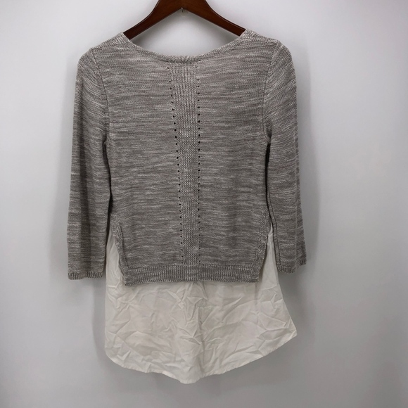 Anthro Moth Layered Aselin Pullover Knit Sweater - Picture 3 of 8